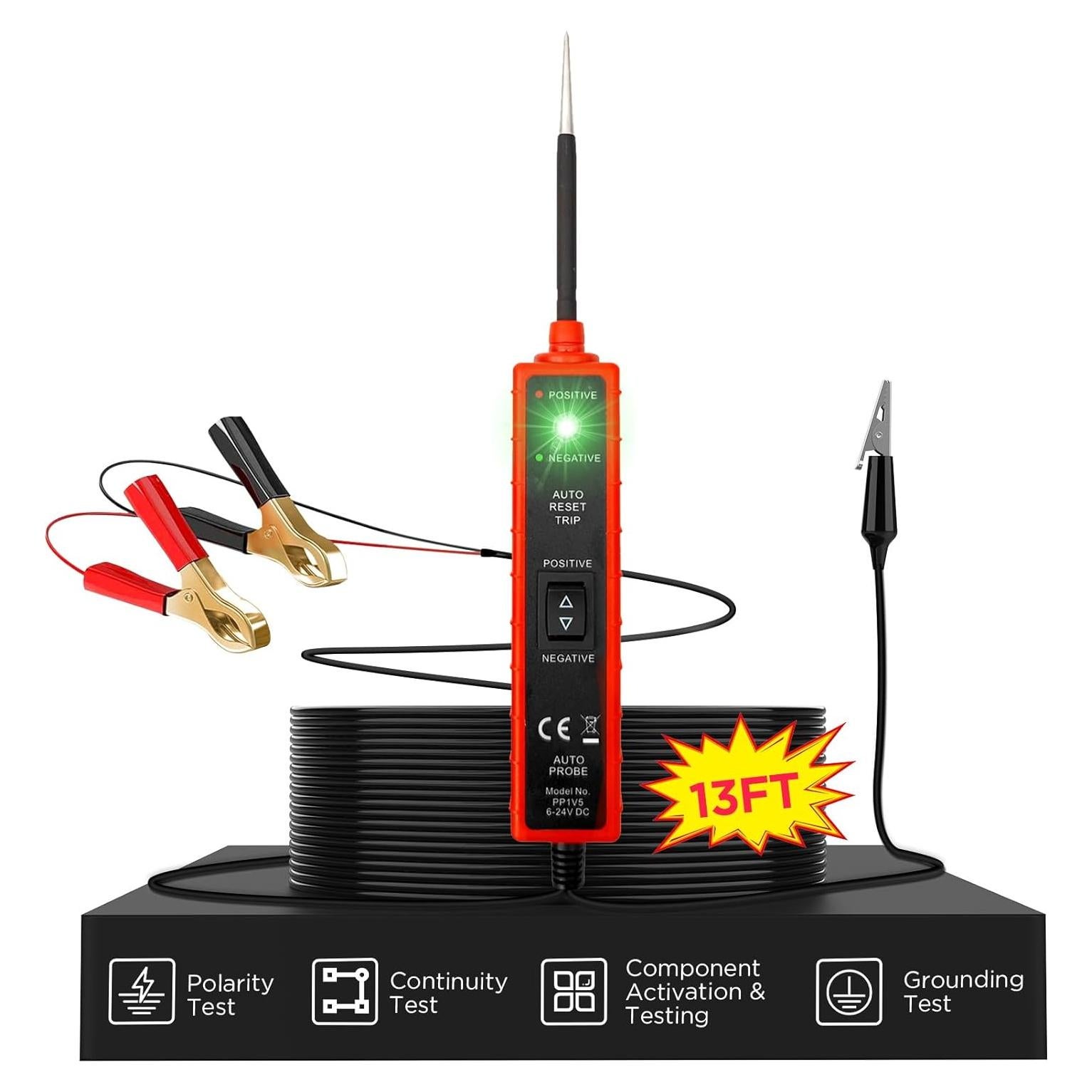 Kit de Sonda de Circuito Automotriz TYRAREX 6-24V LED