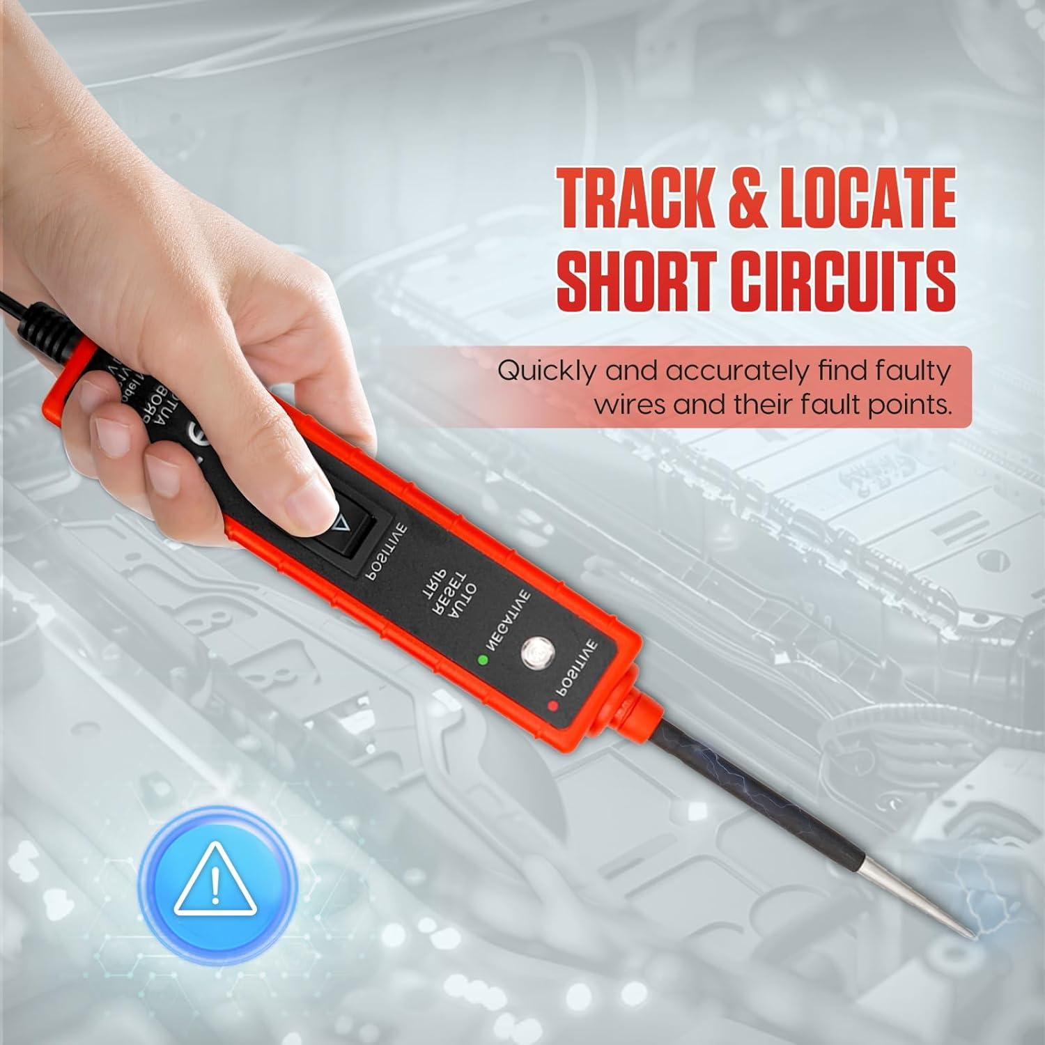 Kit de Sonda de Circuito Automotriz TYRAREX 6-24V LED