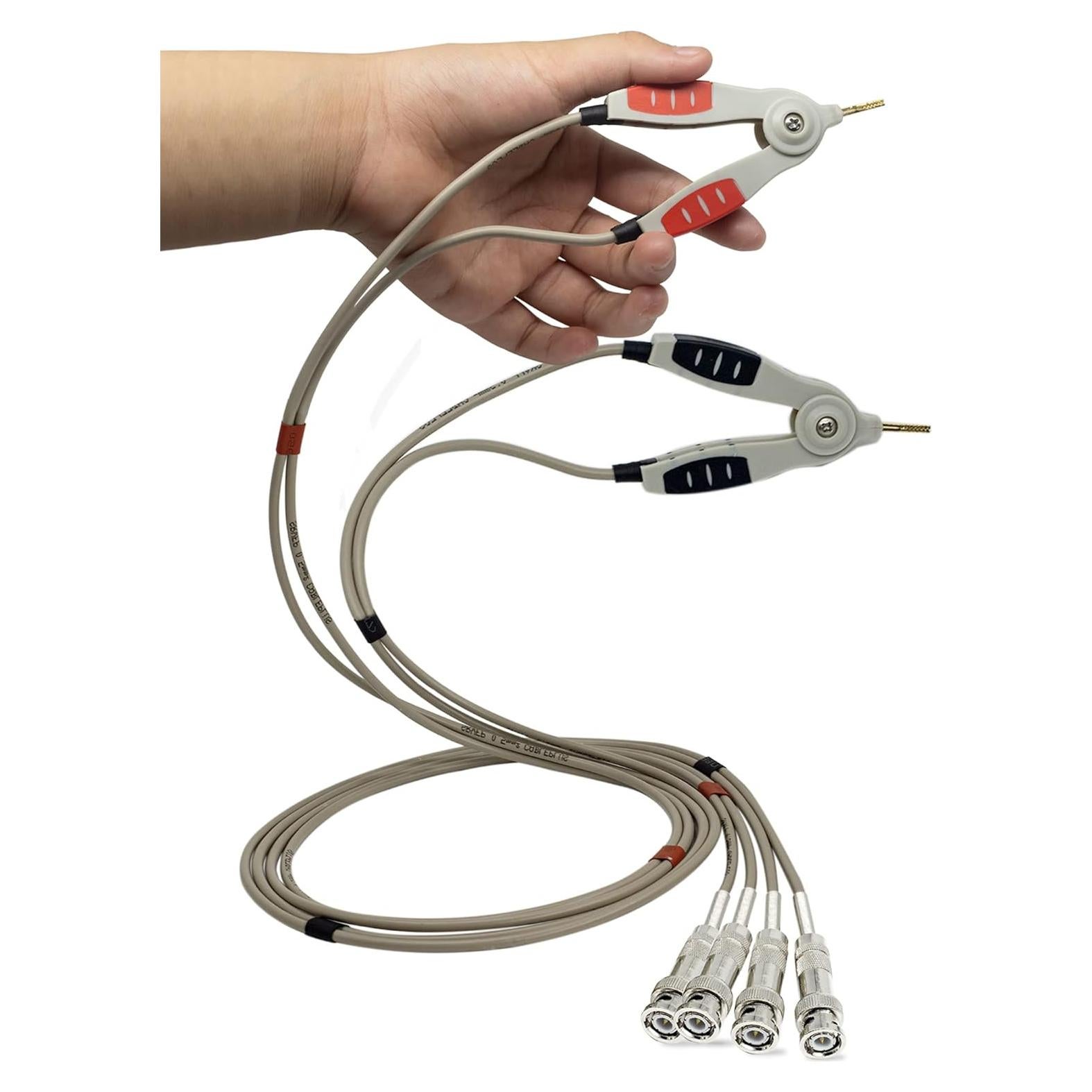 Juego de Cables de Prueba LCR BOCEUC con Clips de Cocodrilo