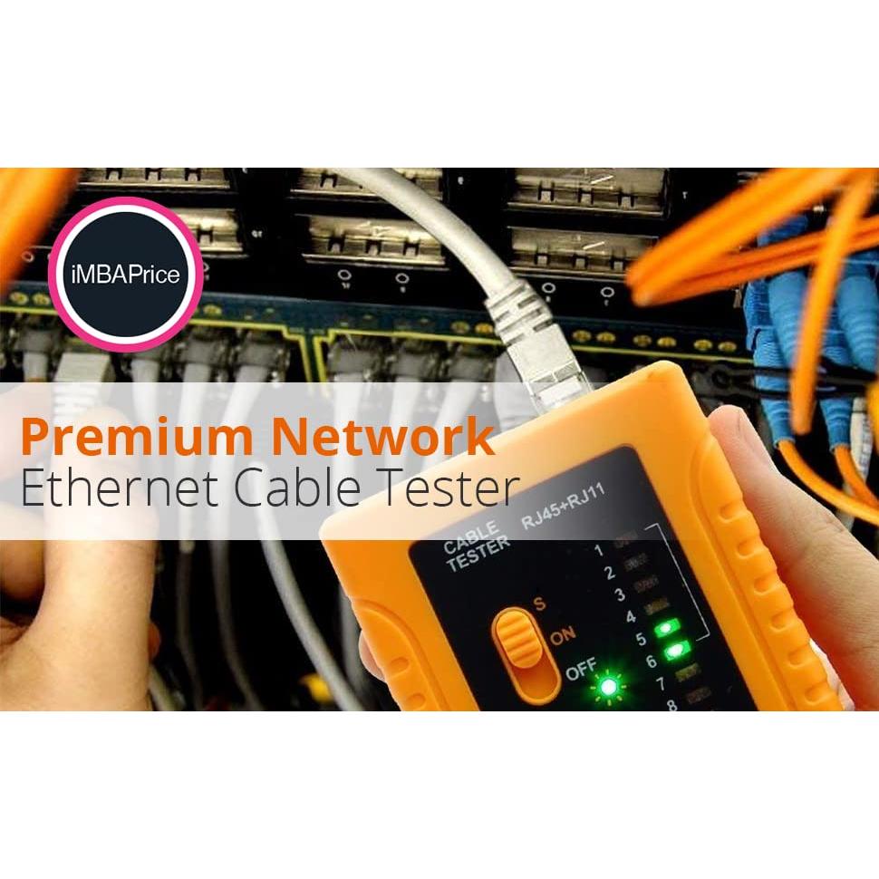 Probador de Cable de Red iMBAPrice RJ45/RJ11 CAT5/CAT6