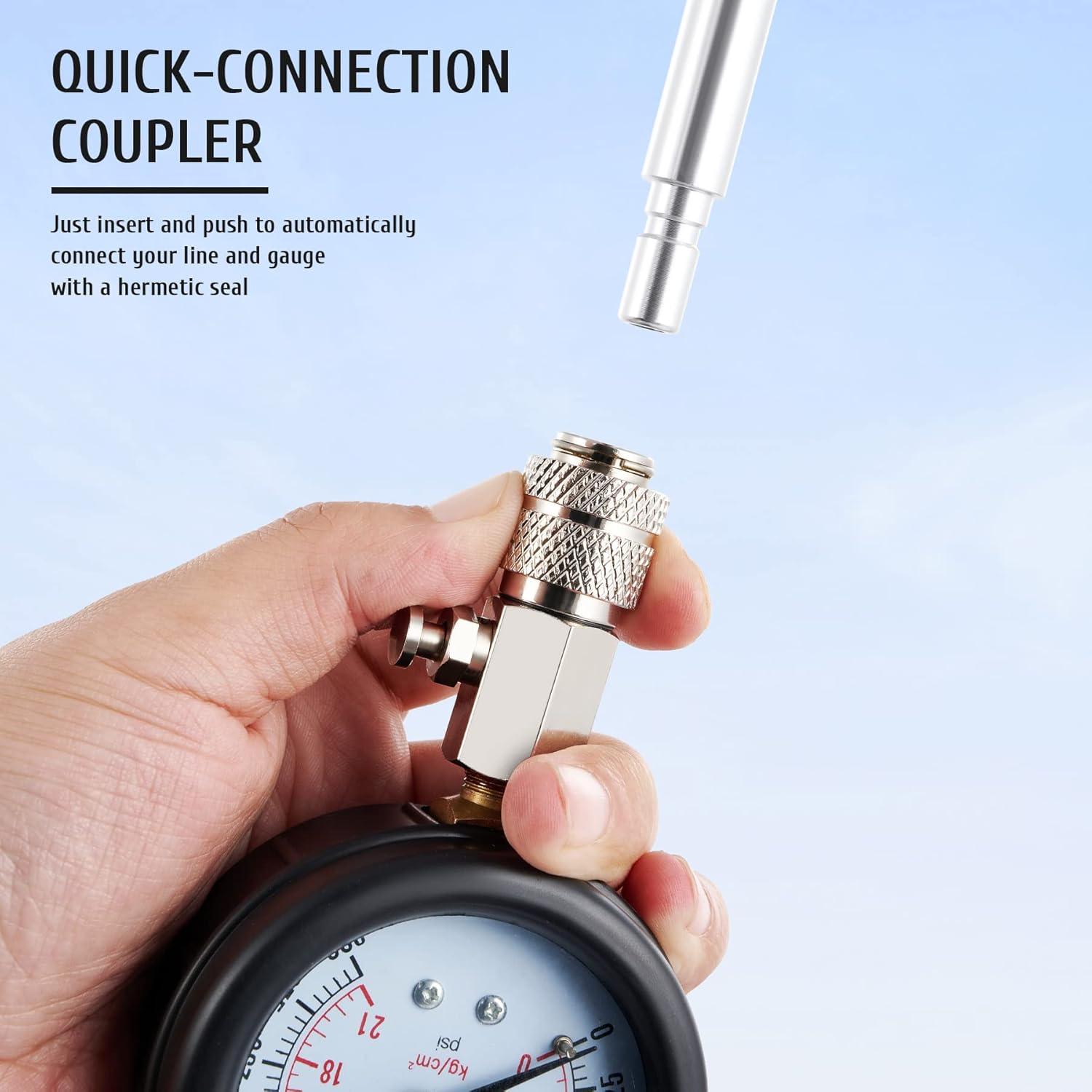 Probador de Compresión Orion Motor Tech 0-300 PSI 8PCS