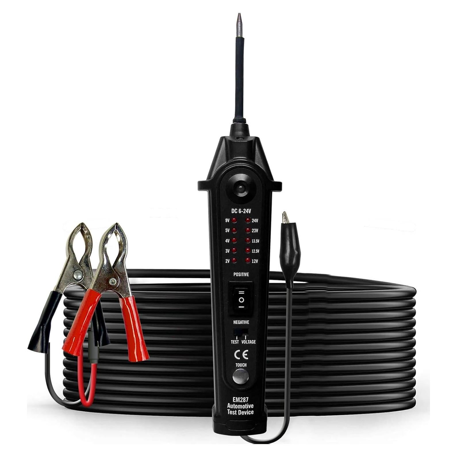 Probador de Circuito Automotriz allsun EM287 2-24V DC 5m