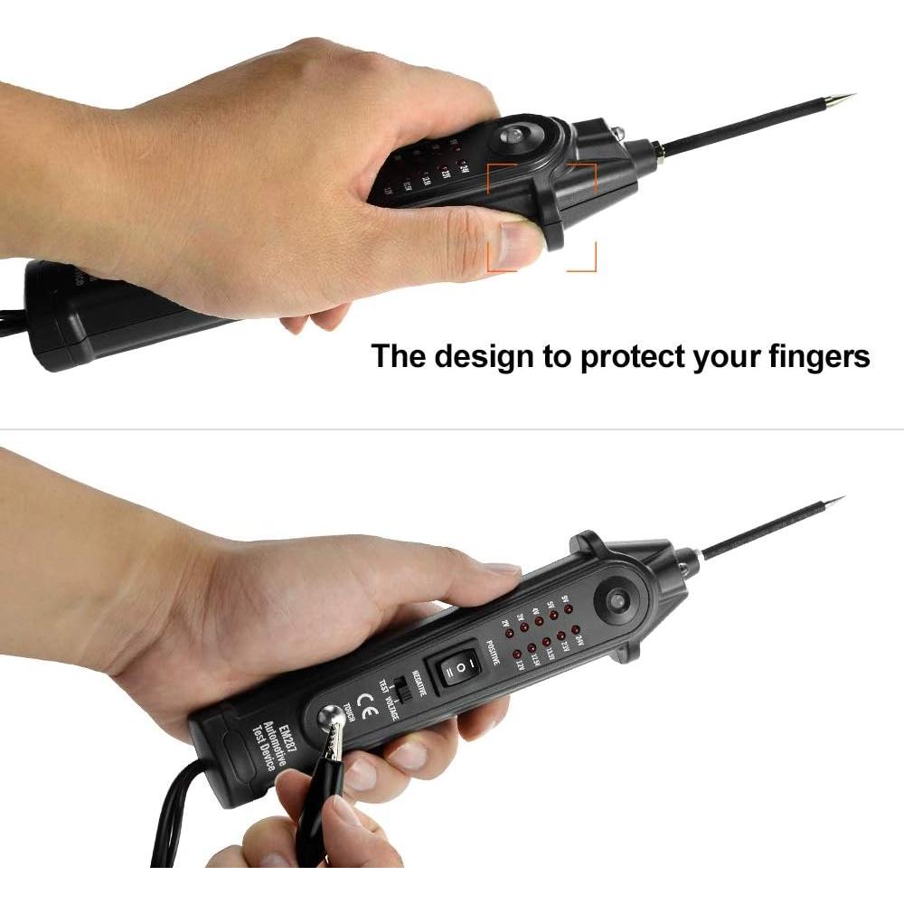 Probador de Circuito Automotriz allsun EM287 2-24V DC 5m