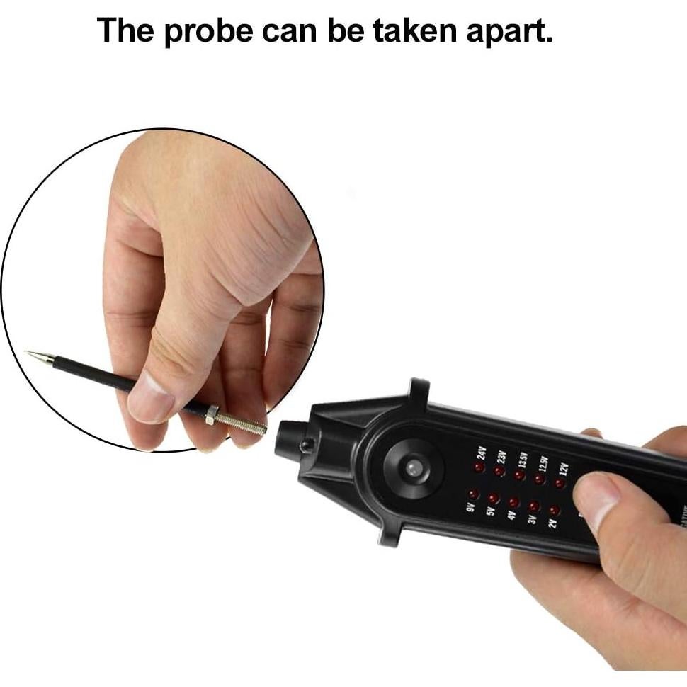 Probador de Circuito Automotriz allsun EM287 2-24V DC 5m