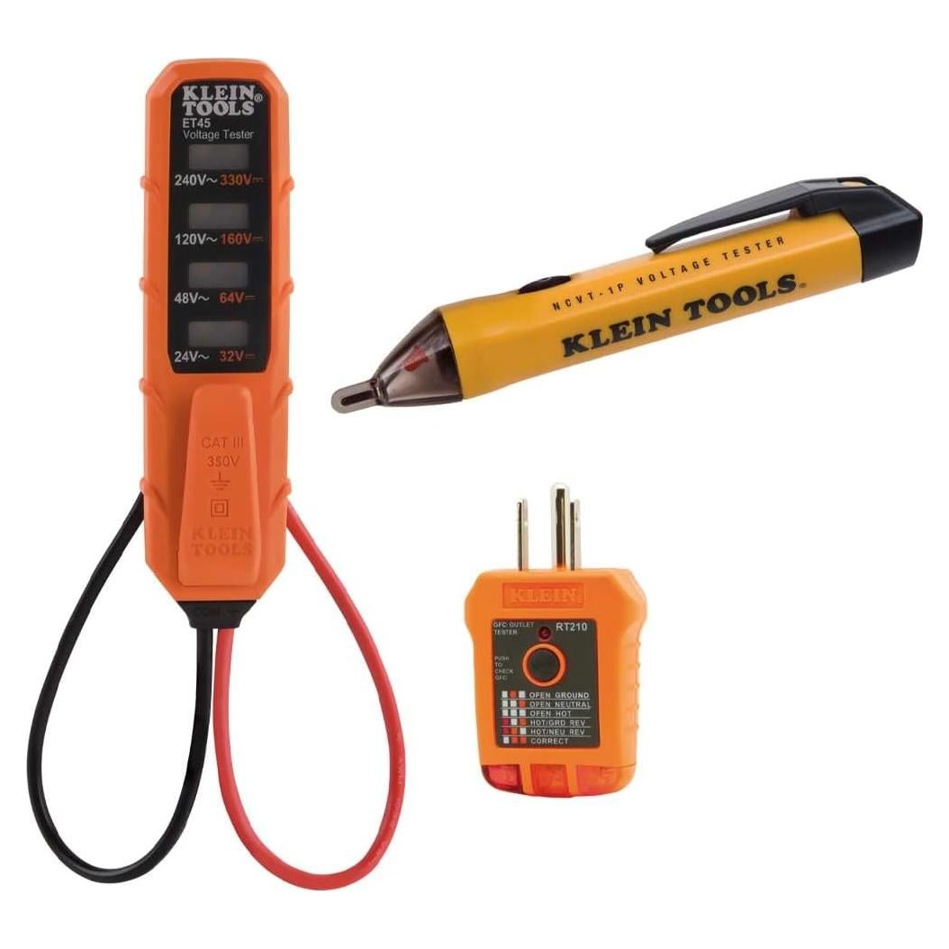 Kit de Pruebas Klein Tools 80097 - 3 Piezas GFCI y Voltaje
