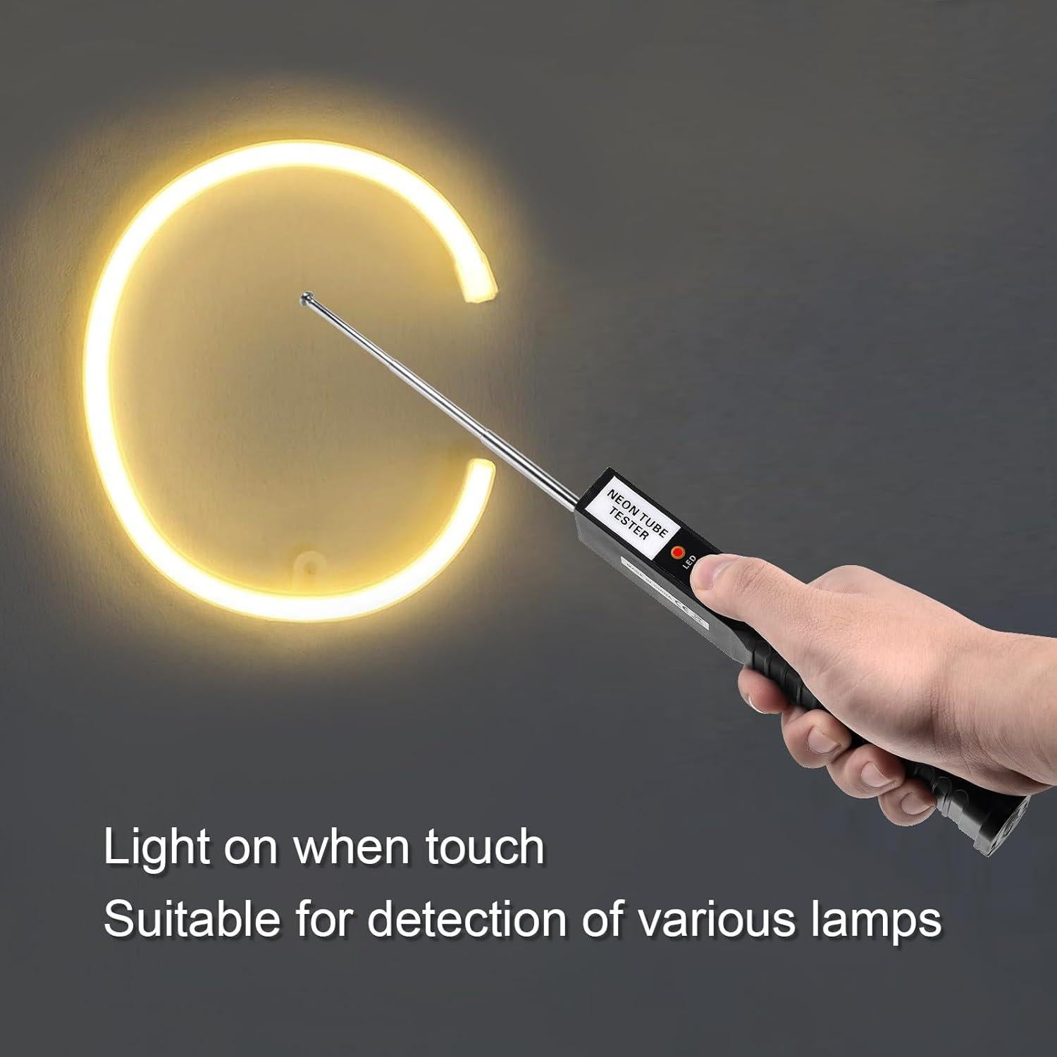 Probador de Tubo Neón Portátil Eagles para Bombillas Fluorescentes