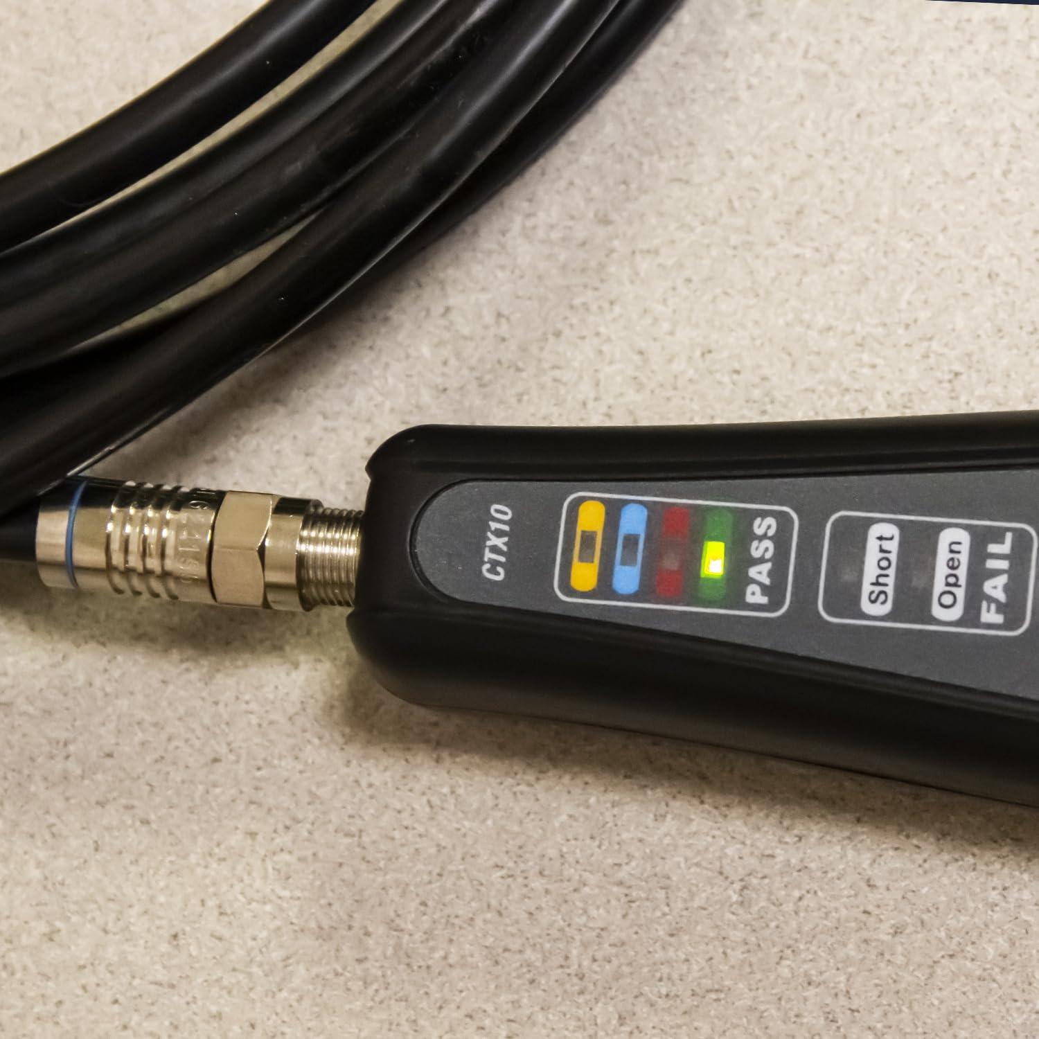 Probador de Cable Coaxial Triplett CTX10 - Pruebas F-Type