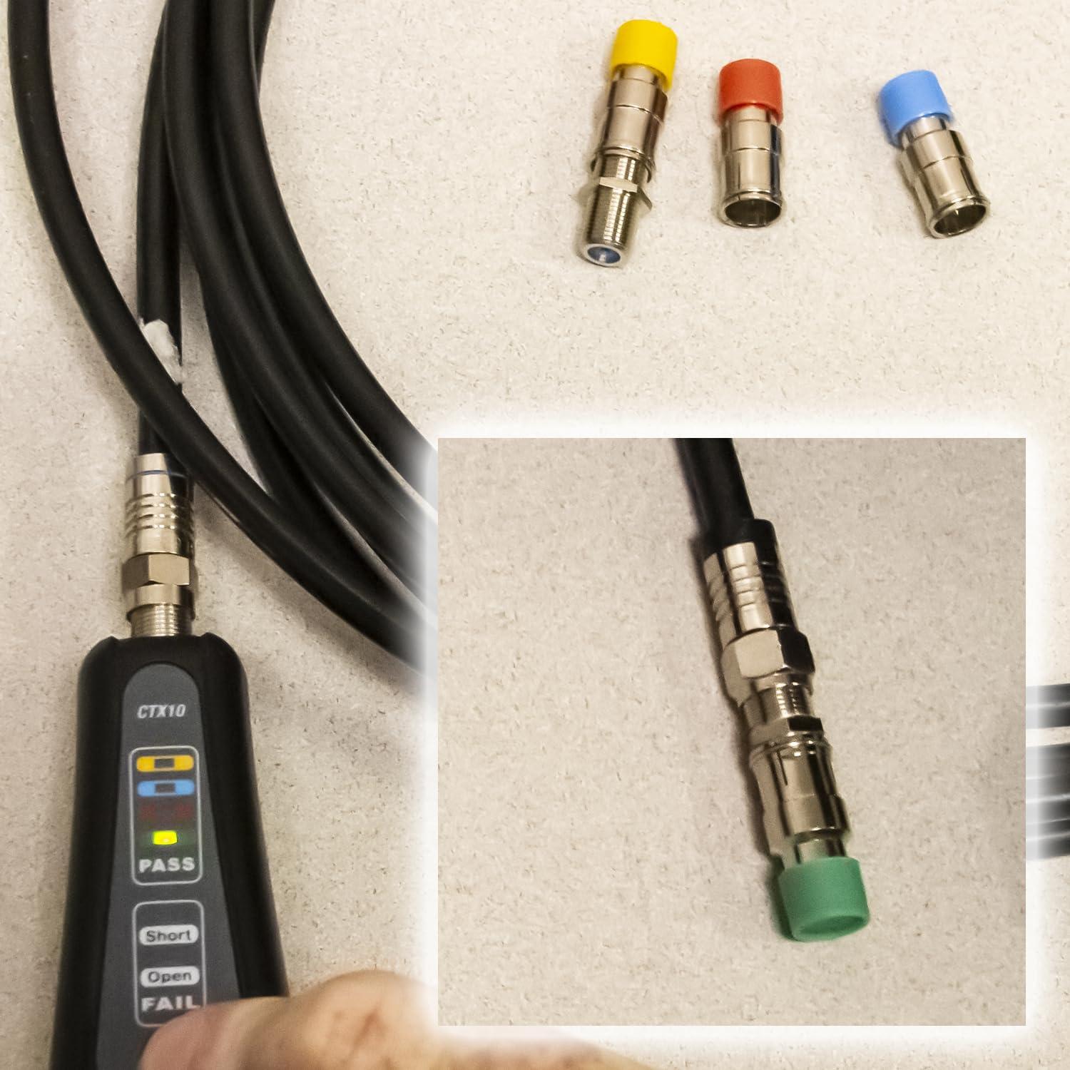 Probador de Cable Coaxial Triplett CTX10 - Pruebas F-Type