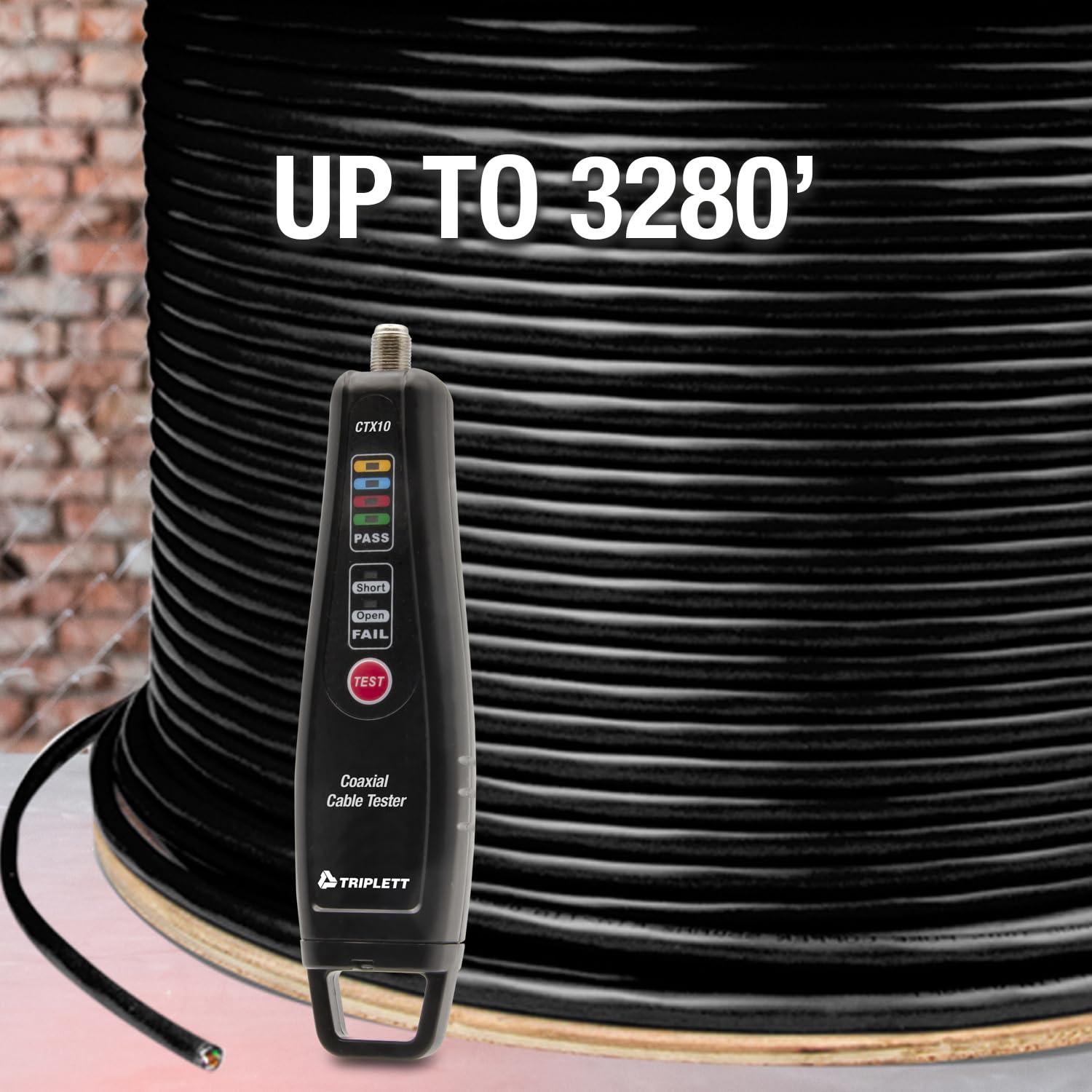 Probador de Cable Coaxial Triplett CTX10 - Pruebas F-Type