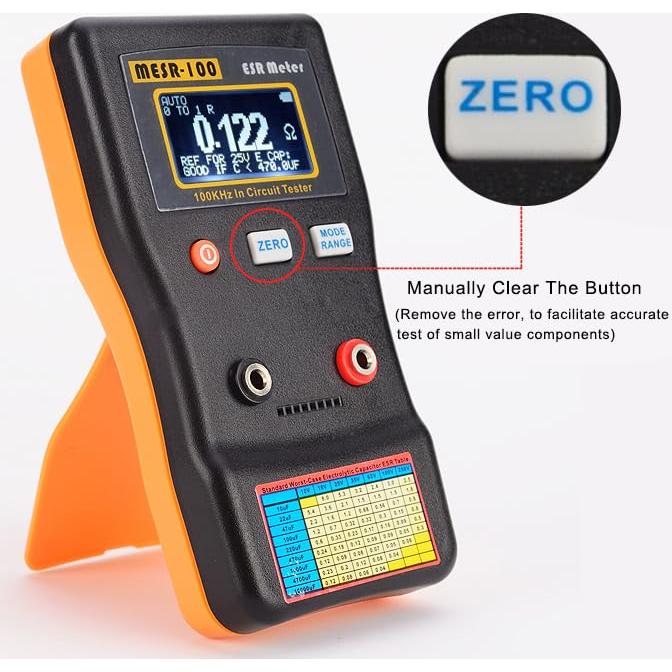 Medidor ESR Signstek MESR-100 V2 Capacitores y Resistencias