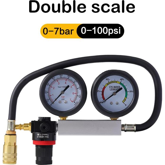 Kit de prueba de compresión de motor Yonligonju 8 piezas