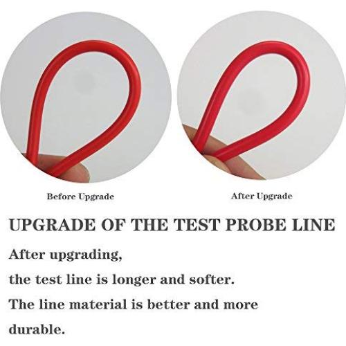 Sondas de Multímetro TKDMR 1000V 20A 90 cm Punta Aguja
