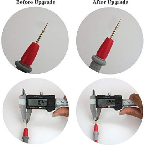 Sondas de Multímetro TKDMR 1000V 20A 90 cm Punta Aguja