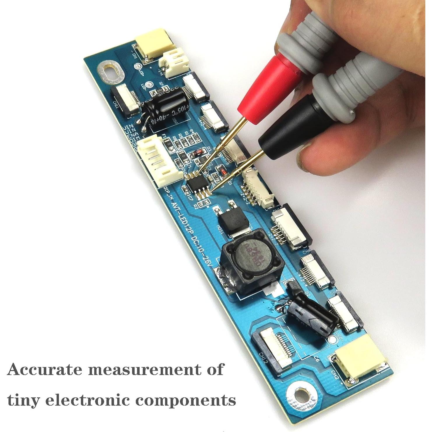 Sondas de Multímetro TKDMR 1000V 20A 90 cm Punta Aguja