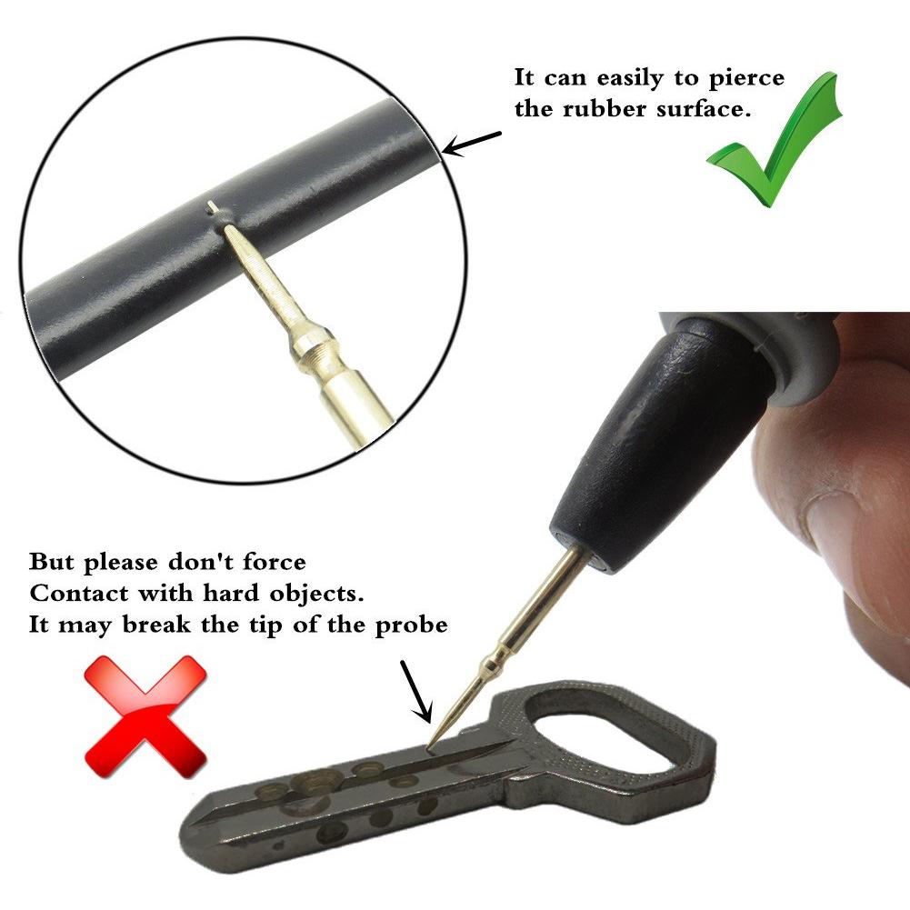 Sondas de Multímetro TKDMR 1000V 20A 90 cm Punta Aguja