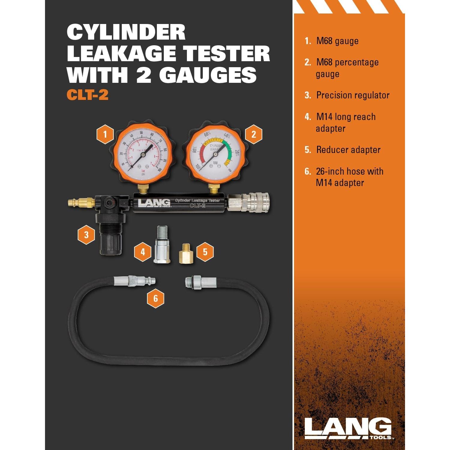 Probador de Fugas de Cilindro Lang Tools CLT-2 100 PSI