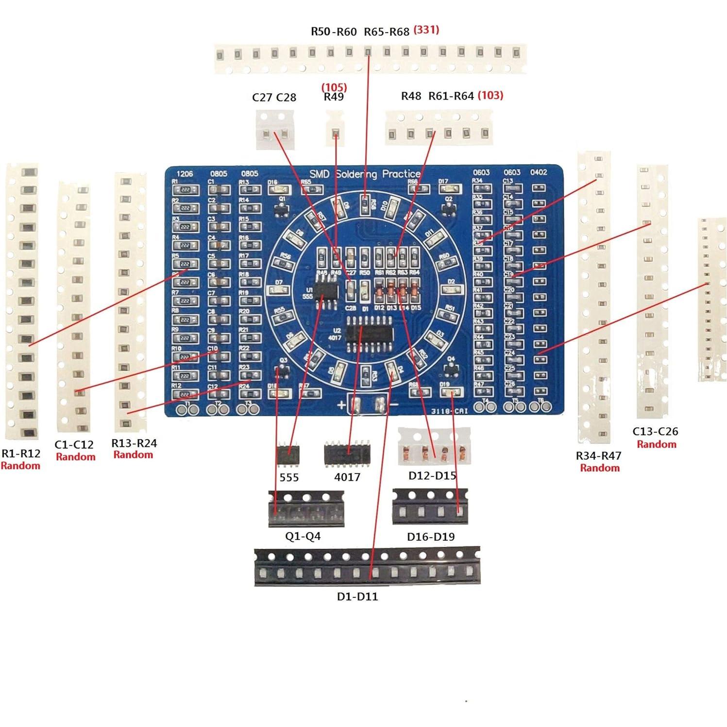 Placa de Entrenamiento de Soldadura Gikfun Ek7028