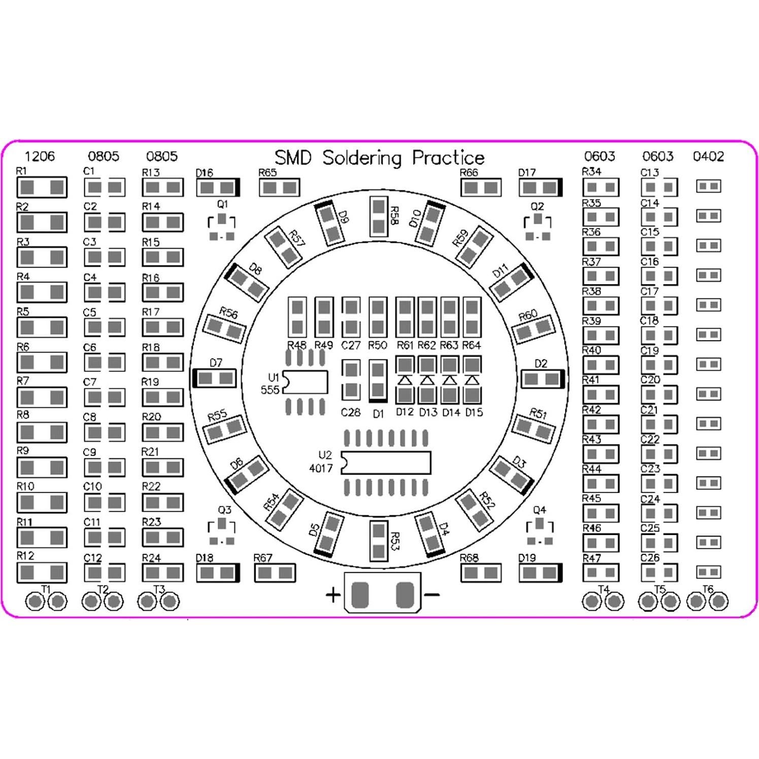 Placa de Entrenamiento de Soldadura Gikfun Ek7028