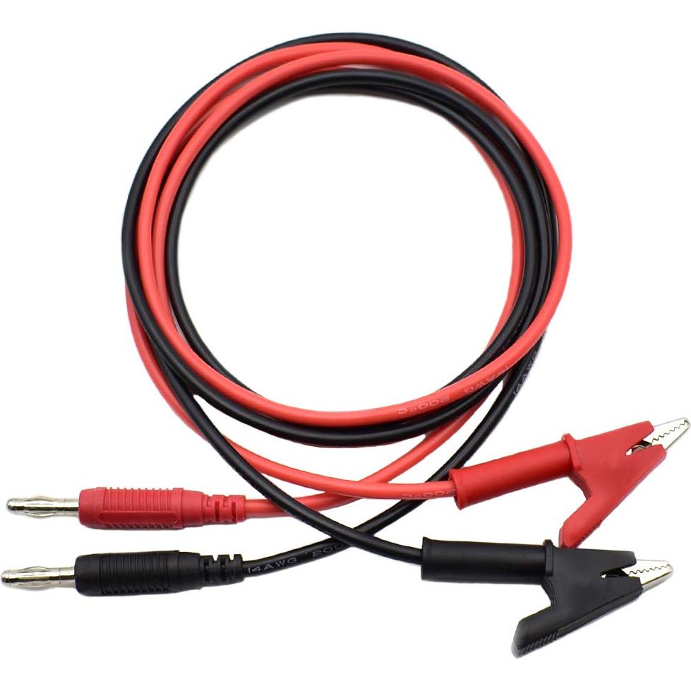 Juego de Cables de Prueba 4mm Bei Qian 3 Pies Clip Cocodrilo