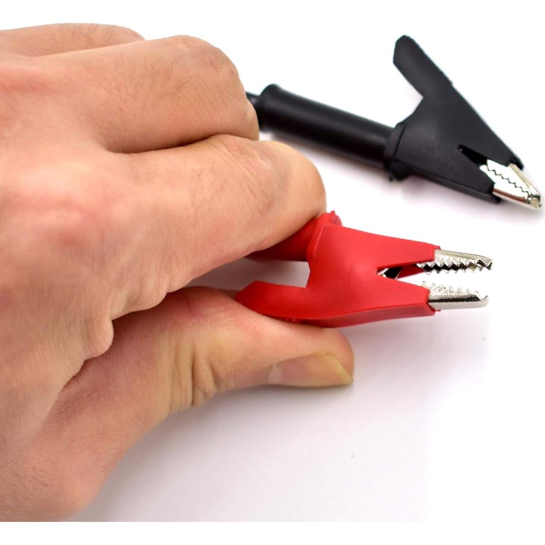 Juego de Cables de Prueba 4mm Bei Qian 3 Pies Clip Cocodrilo