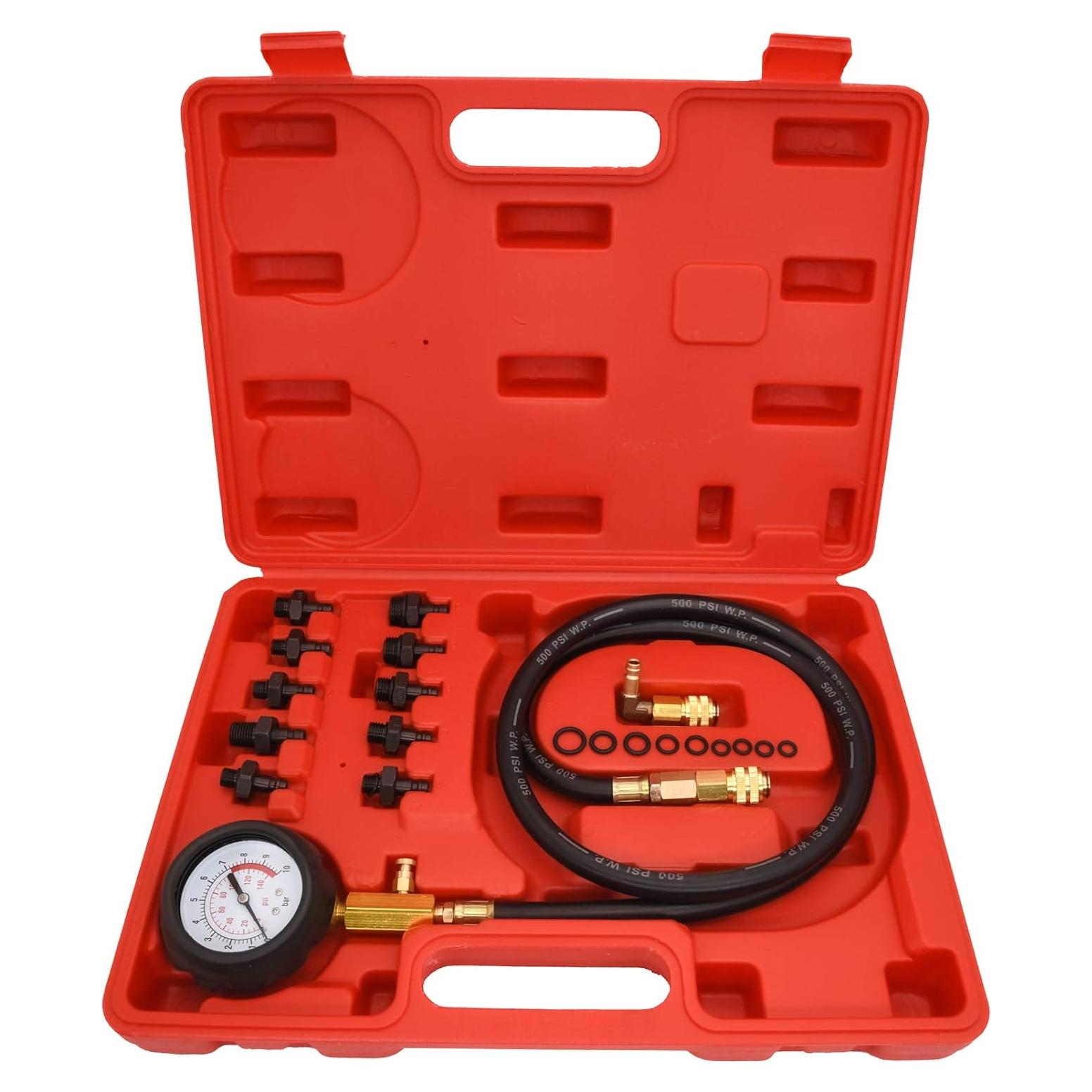 Kit de probador de presión de aceite LEIMO 0-9.65 Bar