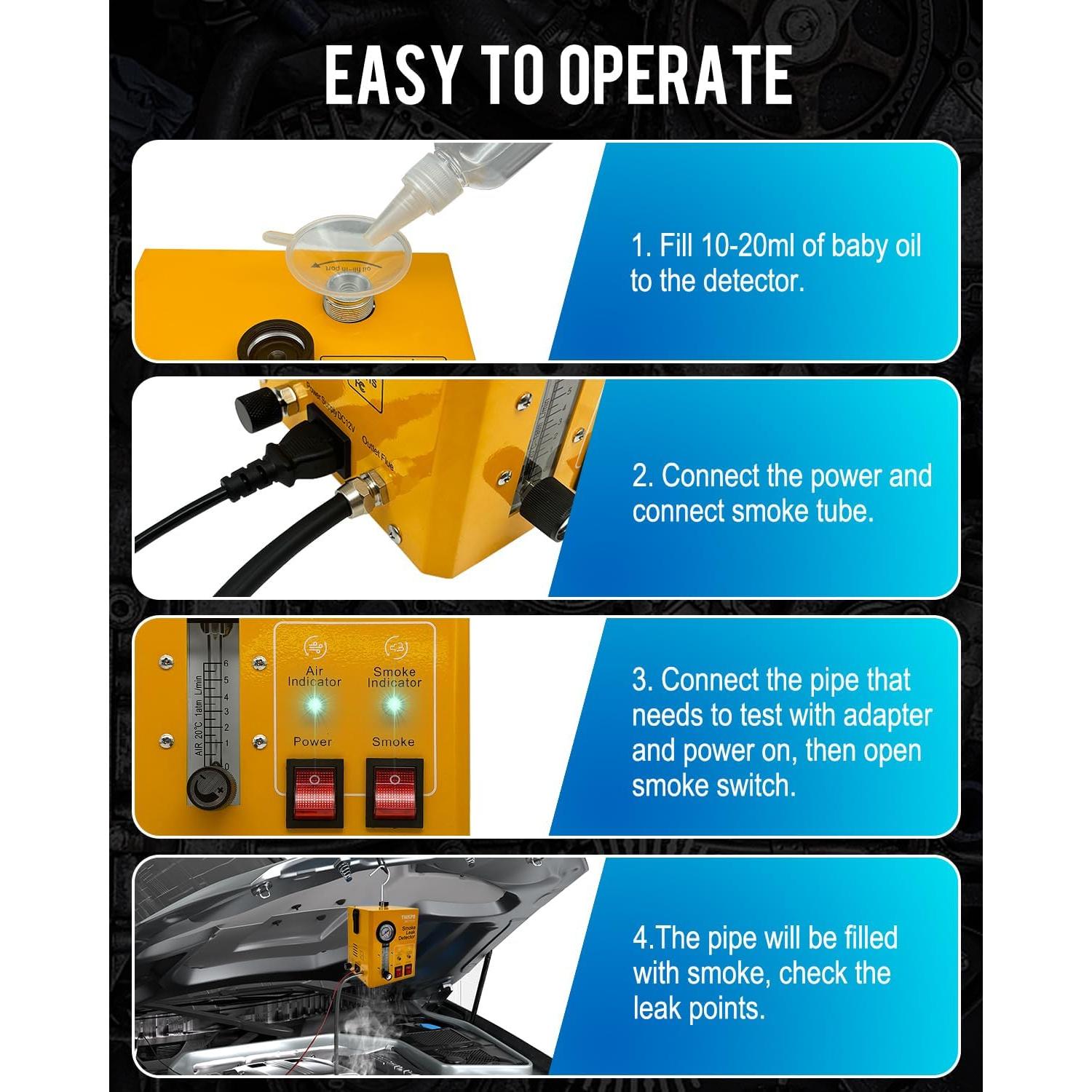 Máquina de Humo THIKPO SMT-108-Pro para Detección de Fugas