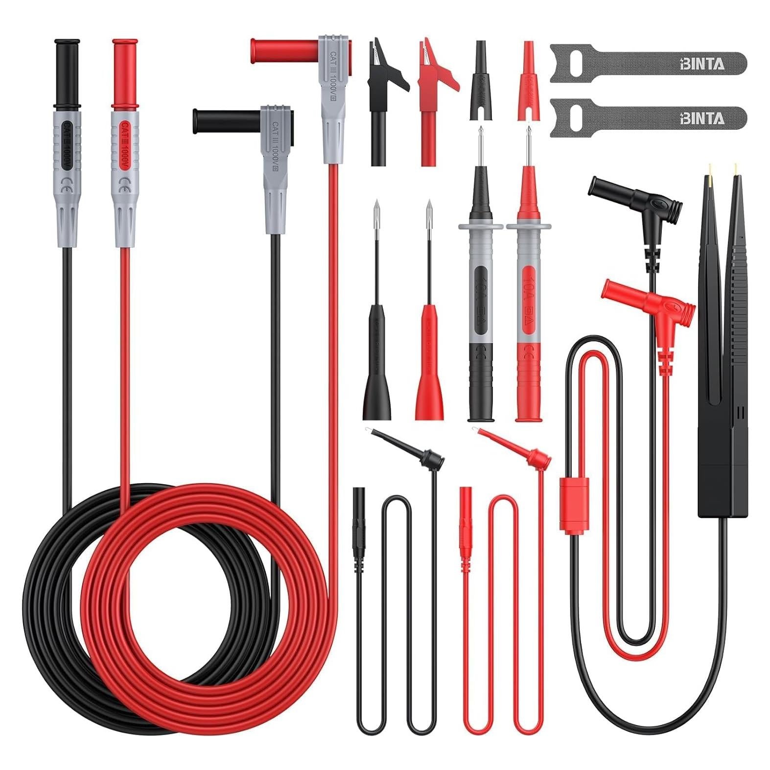 Kit de Cables de Prueba Multímetro BINTA 11 en 1 1000V