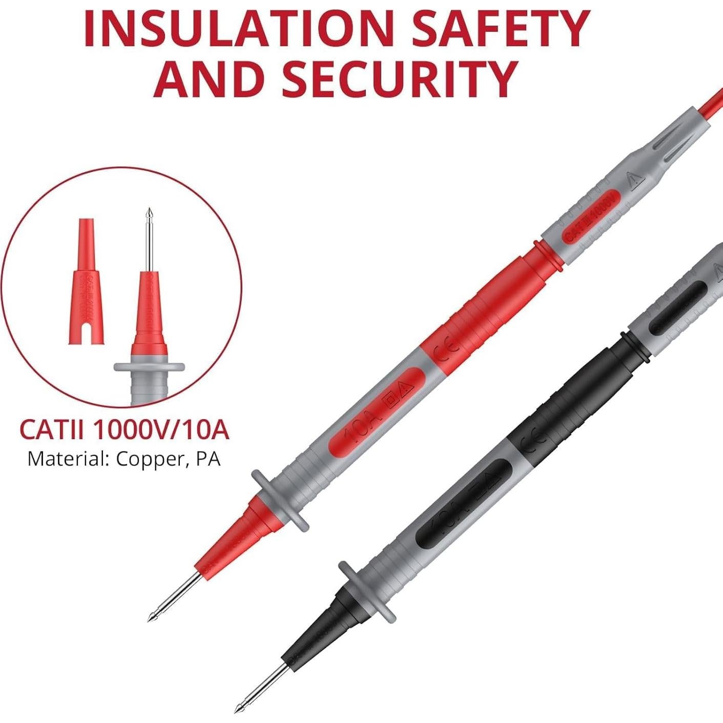 Kit de Cables de Prueba Multímetro BINTA 11 en 1 1000V