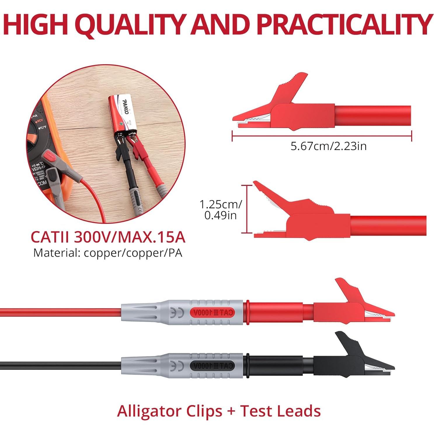 Kit de Cables de Prueba Multímetro BINTA 11 en 1 1000V