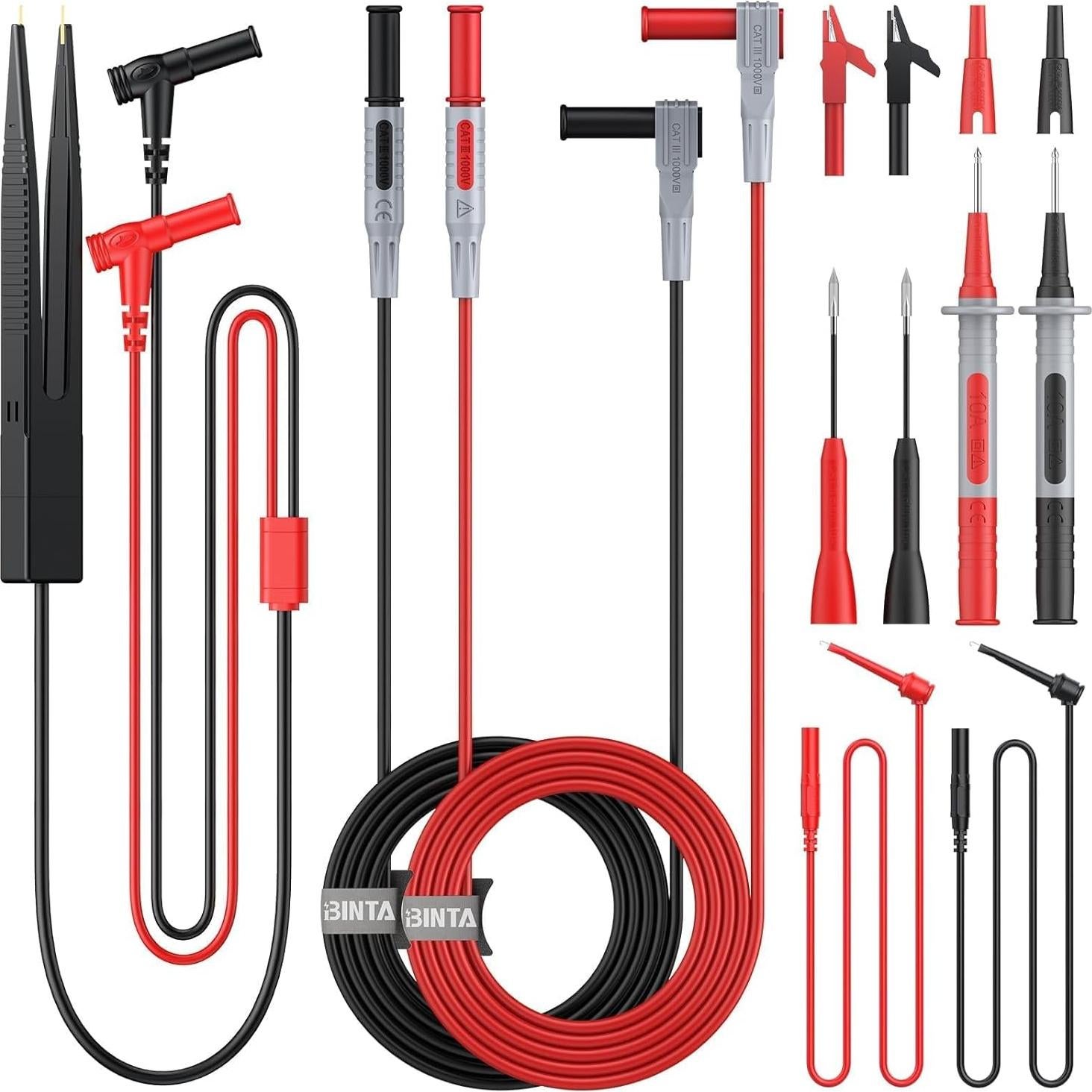 Kit de Cables de Prueba Multímetro BINTA 11 en 1 1000V
