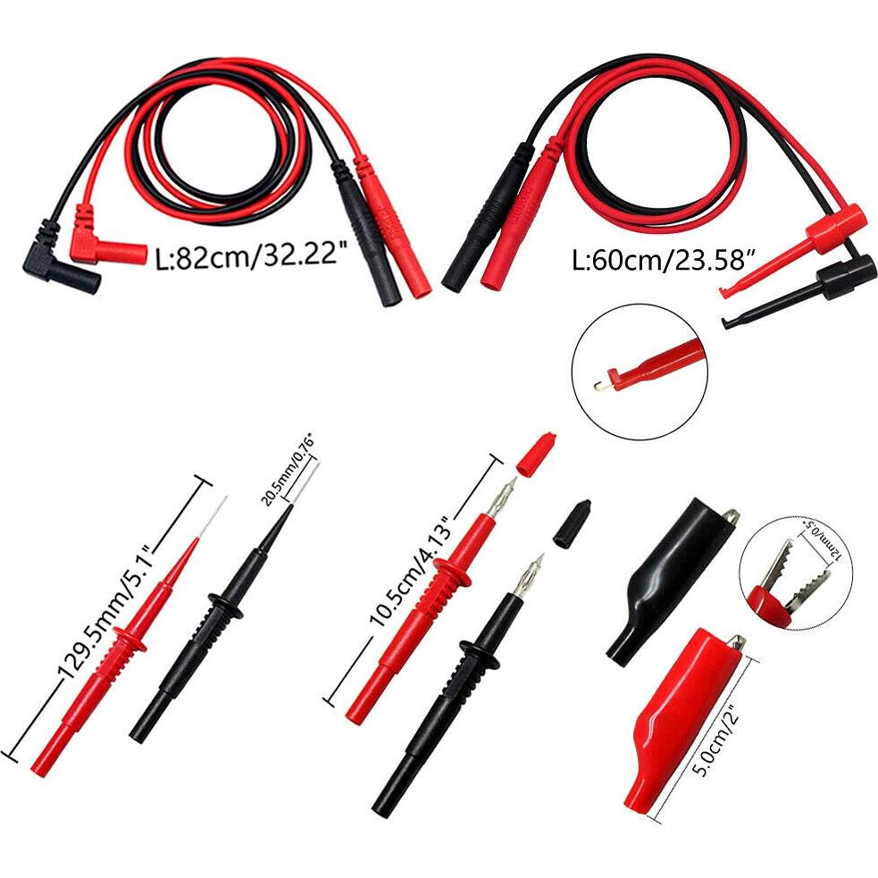 Kit de Prueba Multímetro Aidetek 600V 1A CATII 1000V