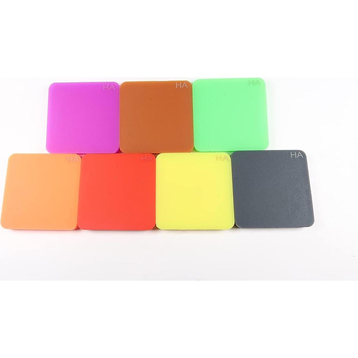 Kit de Bloques de Prueba de Dureza Shore A TMTeck 7 Piezas