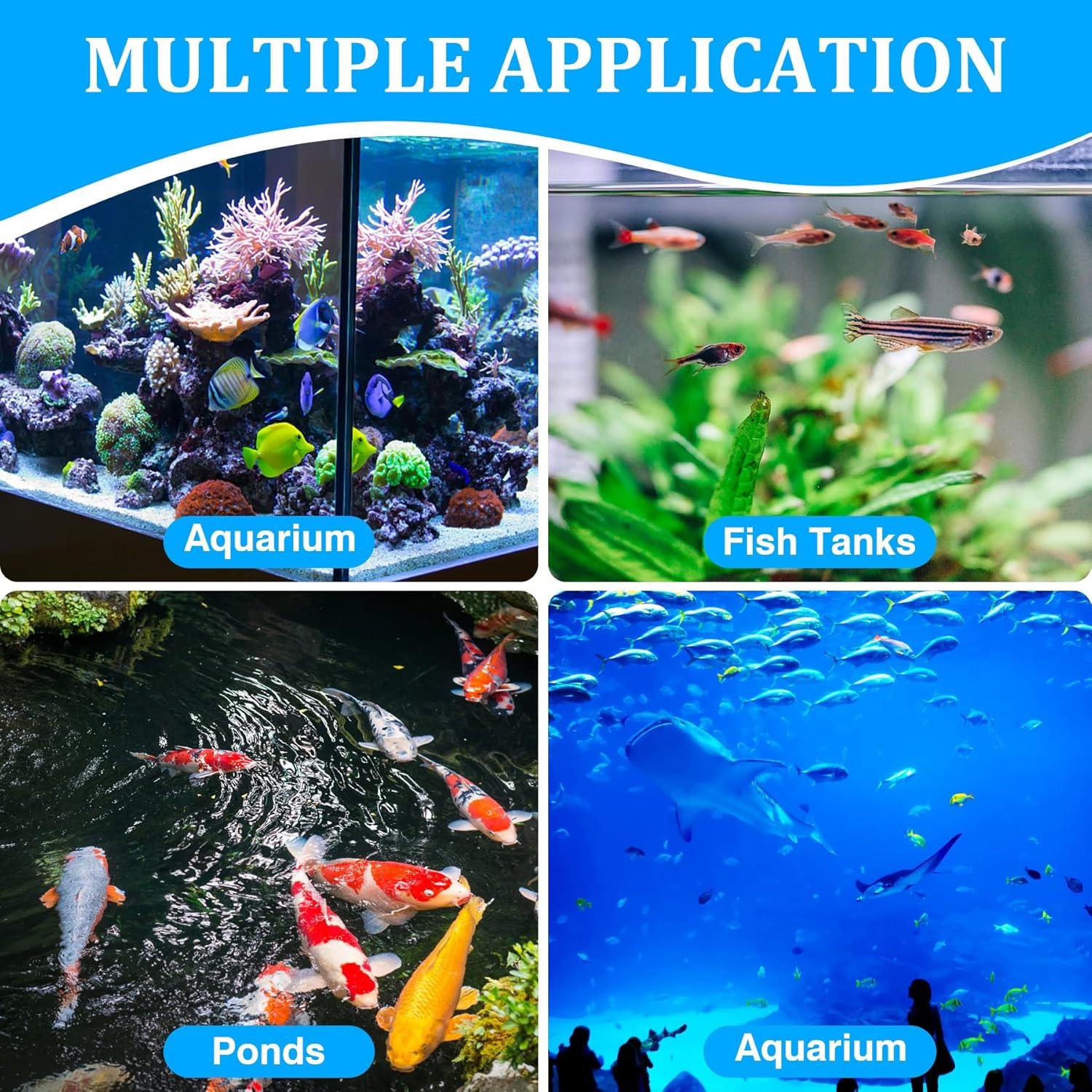 Tiras de Prueba para Acuarios FUNSWTM 10 en 1 Amoniaco pH