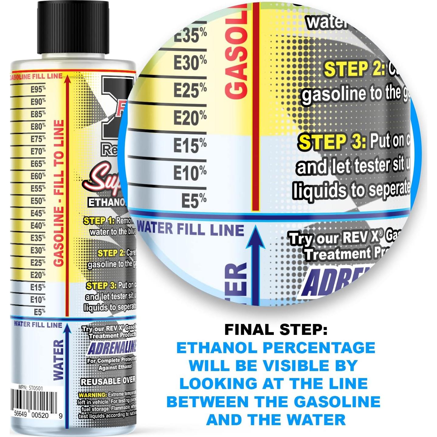 Kit de Prueba de Etanol REV X Super Tester - E85