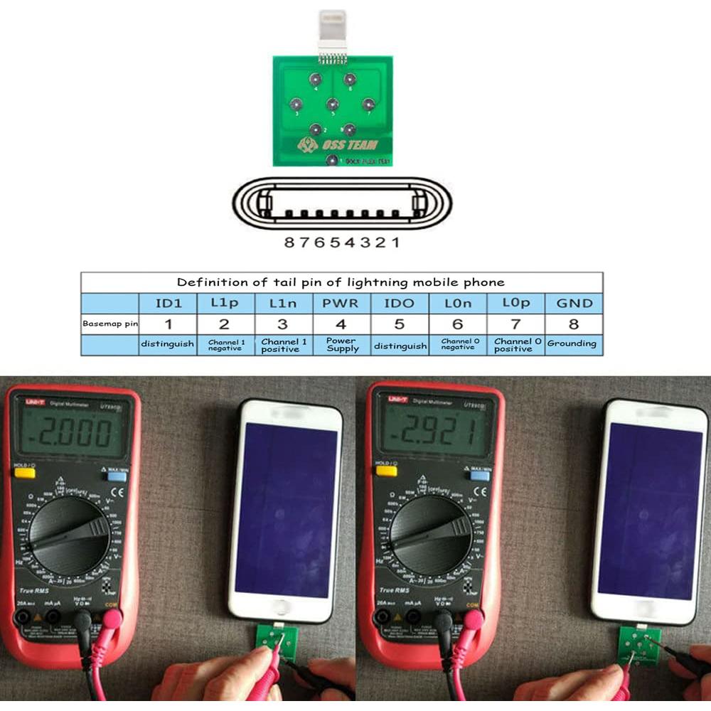 Herramienta de Prueba de Carga de Batería Acxico 3 Pcs