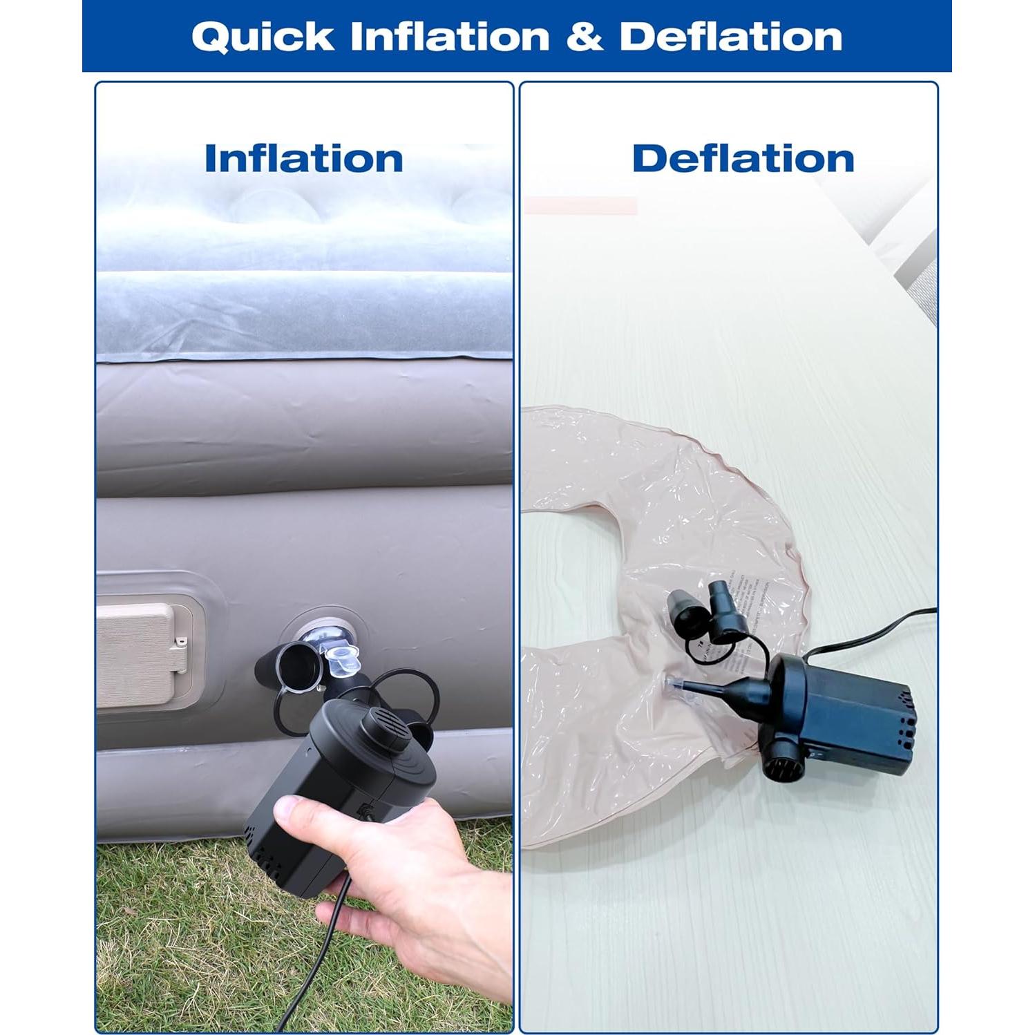 Bomba de Aire Eléctrica MAXEVER 8308A 500L/min para Inflables