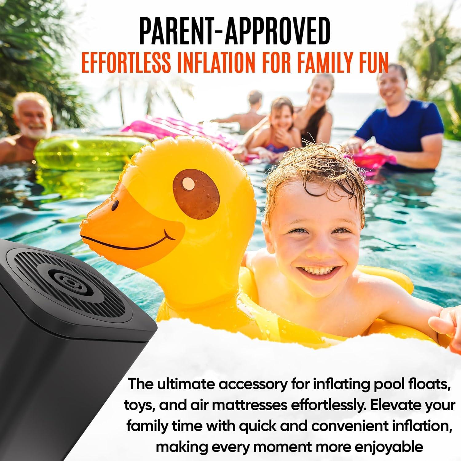 Bomba de Aire Portátil TIALLY 2023 - Recargable USB, 180 LPM