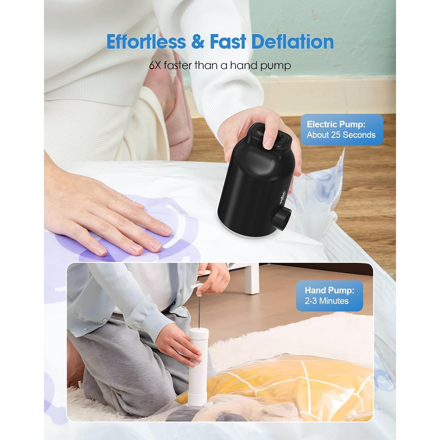 Bomba de Aire Portátil TRILINK 1800mAh con Luz LED