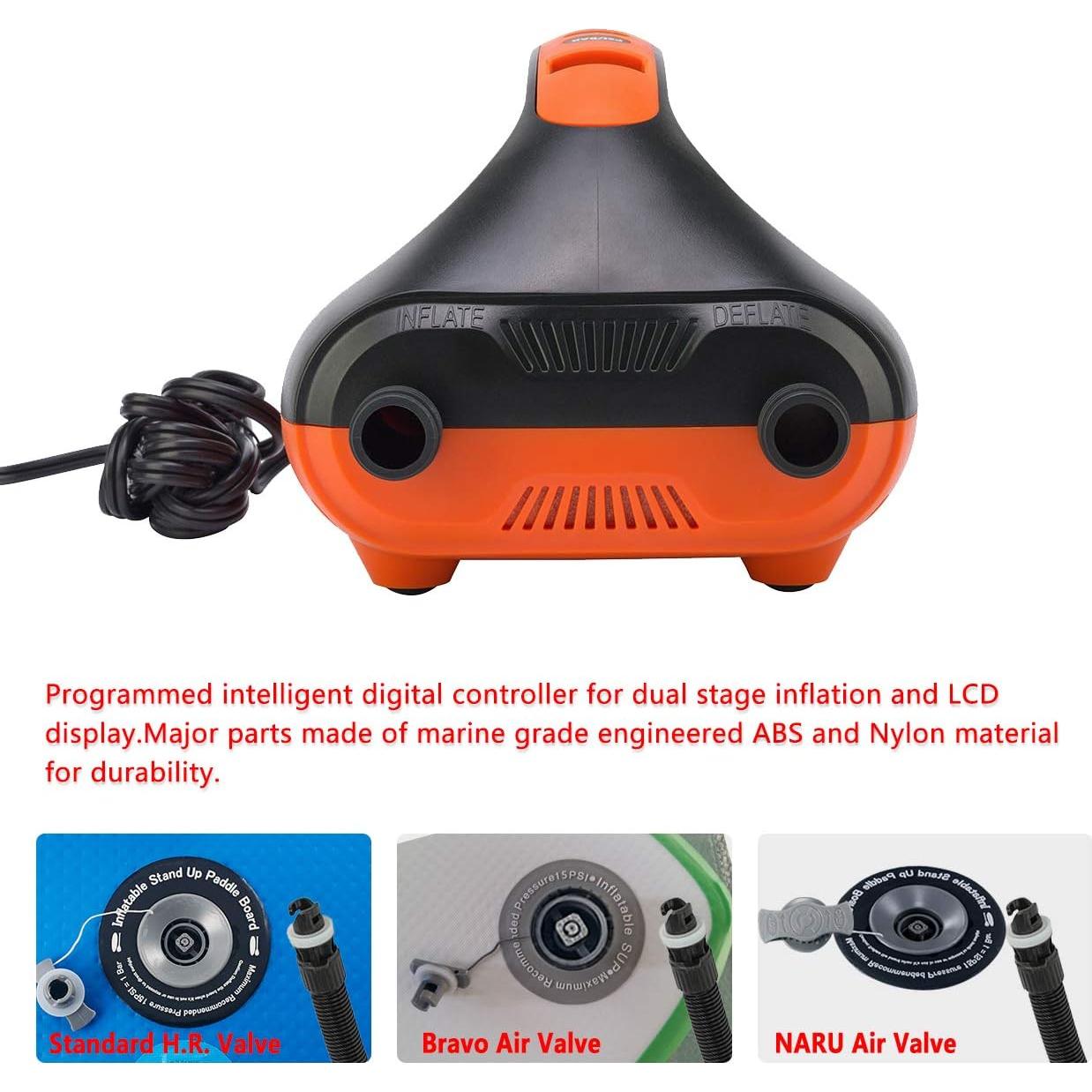 Bomba de Aire Eléctrica Tuomico 20 PSI para Inflables