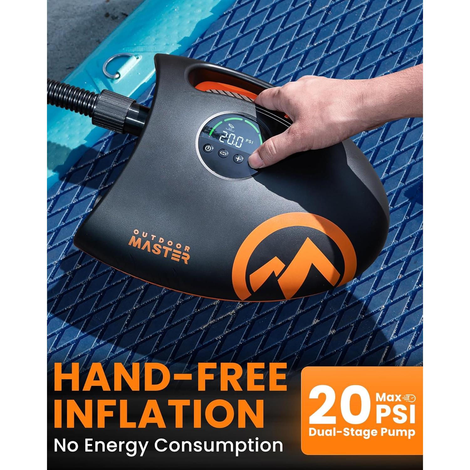 Bomba eléctrica OutdoorMaster Shark 2S 88.8Wh 20PSI 12V