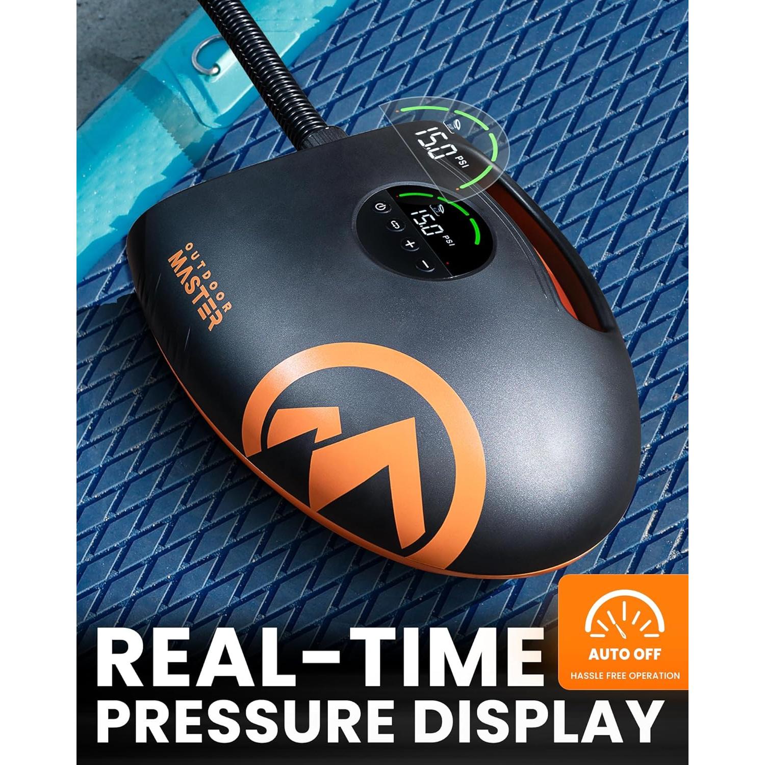 Bomba eléctrica OutdoorMaster Shark 2S 88.8Wh 20PSI 12V