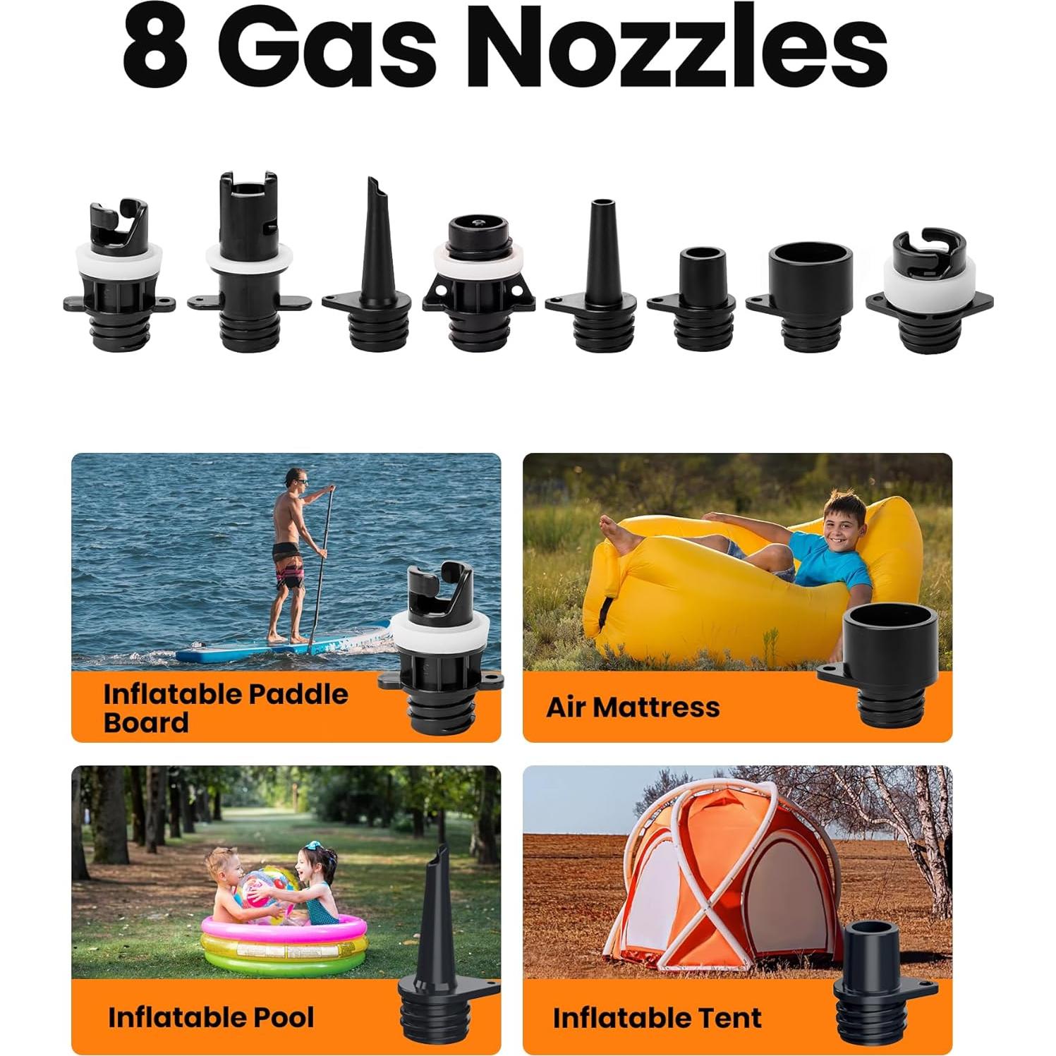 Bomba eléctrica OutdoorMaster Shark 2S 88.8Wh 20PSI 12V