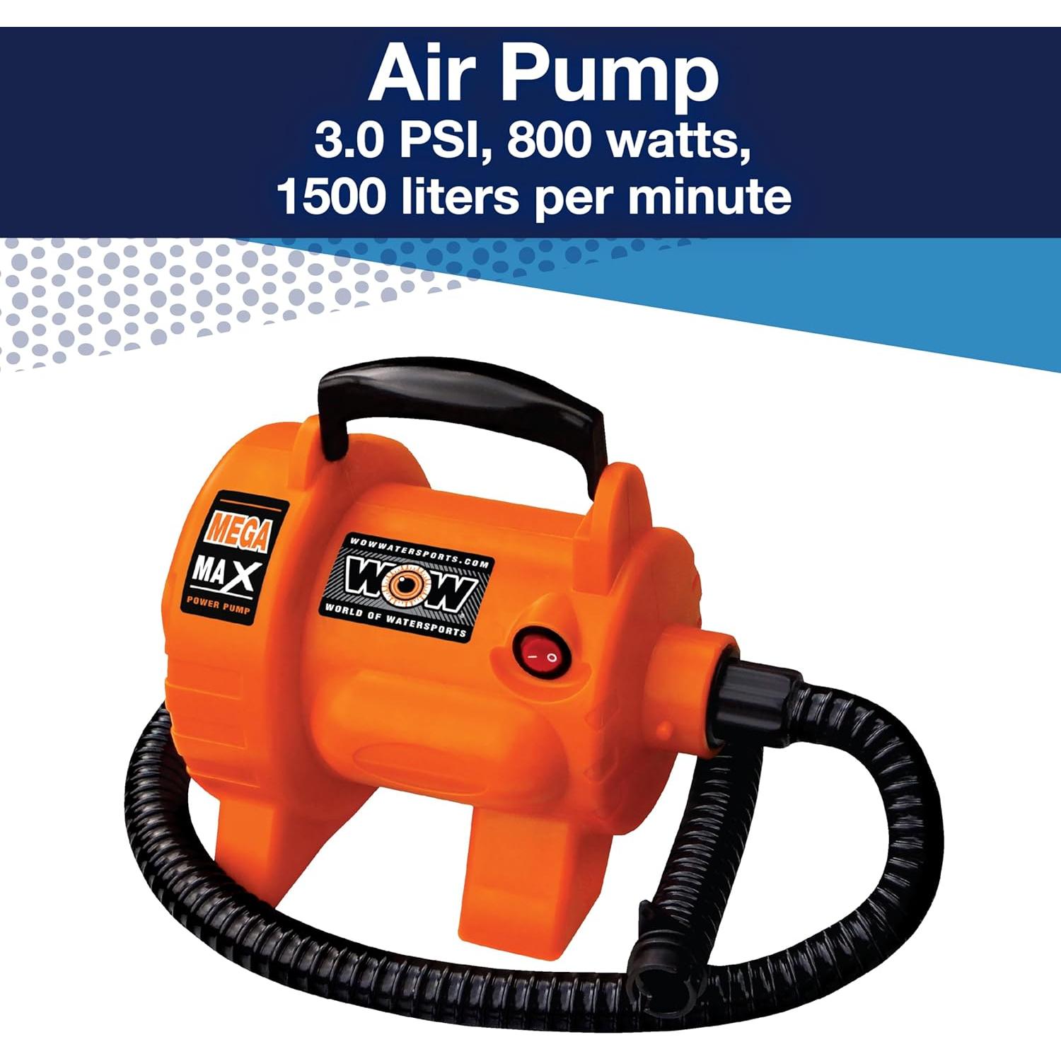 Bomba de Aire Eléctrica WOW Sports Mega Max 3.0 PSI 1500 L/min