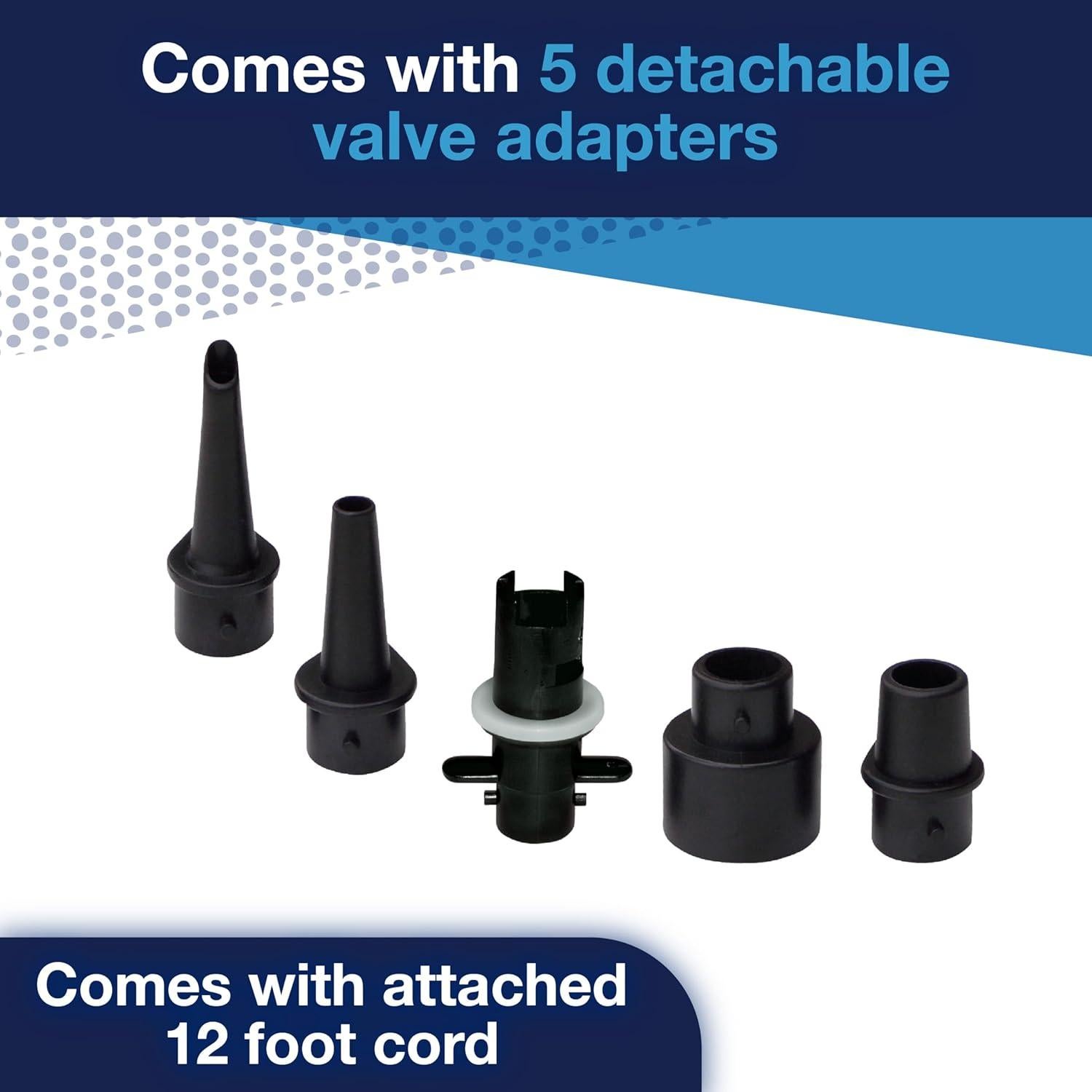 Bomba de Aire Eléctrica WOW Sports Mega Max 3.0 PSI 1500 L/min