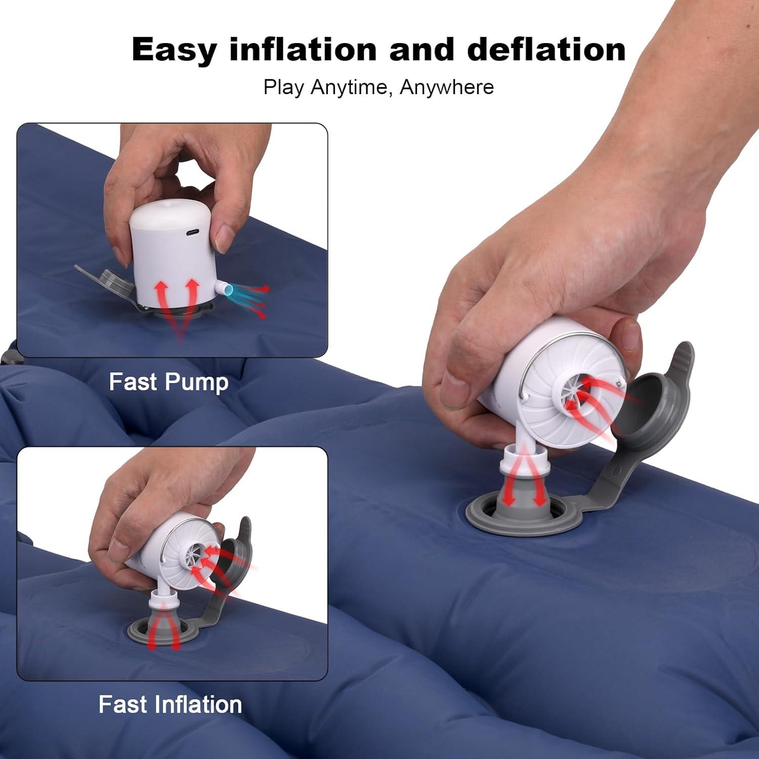 Bomba de Aire Portátil XINBAOHONG 1600mAh USB-C Inflador