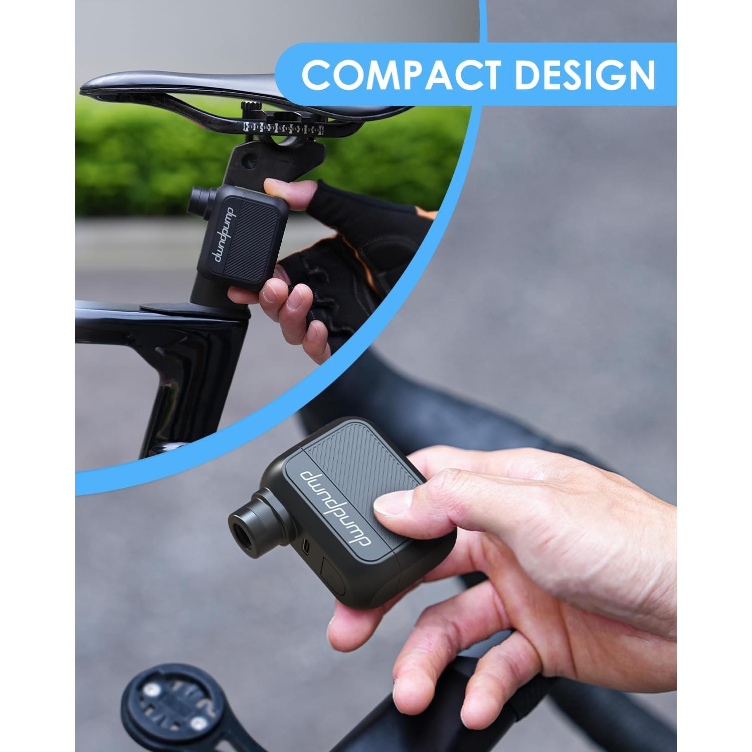 Bomba de Bicicleta Eléctrica dwndpump DP4 100 PSI Portátil