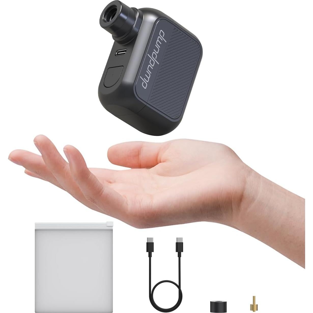 Bomba de Bicicleta Eléctrica dwndpump DP4 100 PSI Portátil