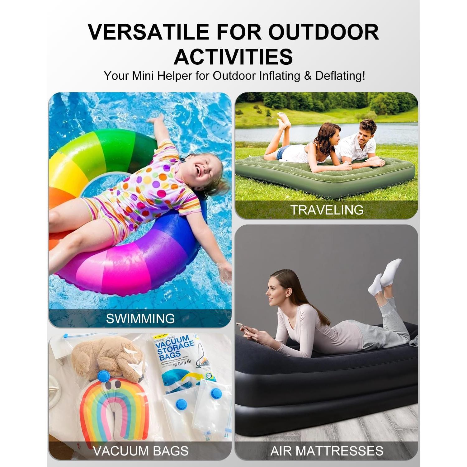 Bomba de Aire Inflable Portátil M KARMATER 5 kPa 400 L/min