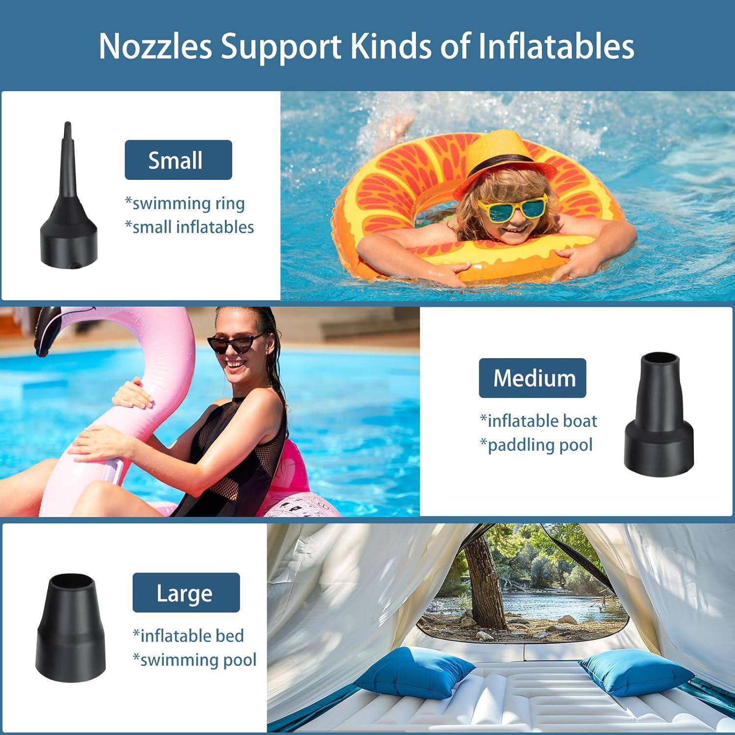 Bomba de Aire Eléctrica Aida & Hani para Inflables 0.28kg