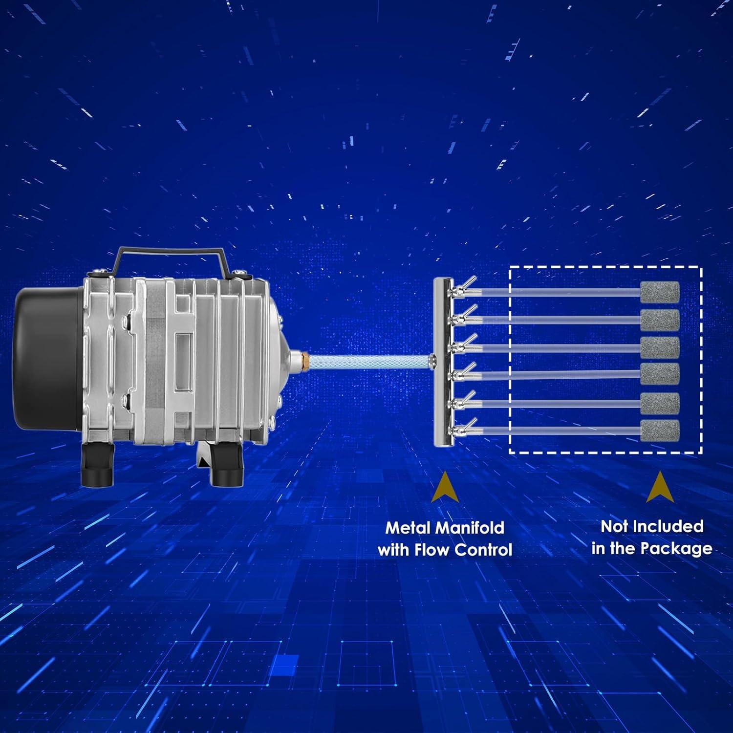 Bomba de aire para acuario Waayon 650GPH 20W eficiente